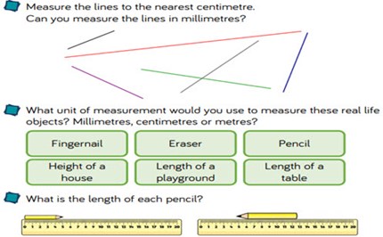 Length and perimeter: measuring, comparing and calculating  Image