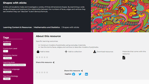 Shapes with sticks Image