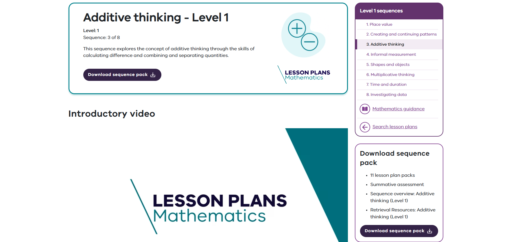Additive thinking - Level 1 Image