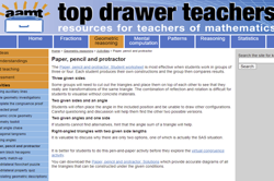 Paper, pencil and protractor Image