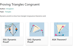 Proving triangles congruent Image