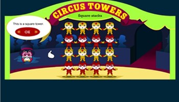 Circus towers: square stacks Image