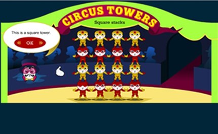 Circus towers: Square stacks Image