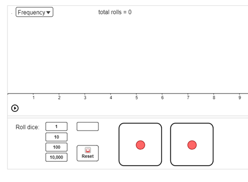 Dice roll simulation Image