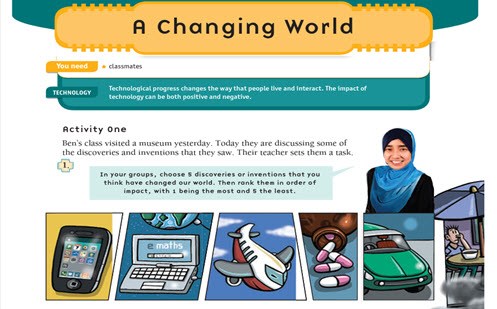 A changing world Image