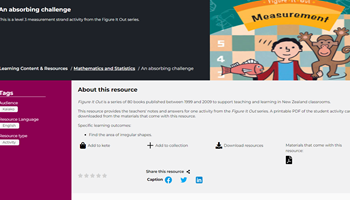 An absorbing challenge Image