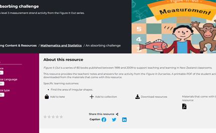 An absorbing challenge Image