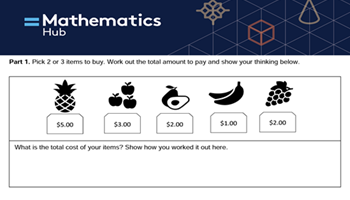 Assessment: Year 2: Fruit shopping Image
