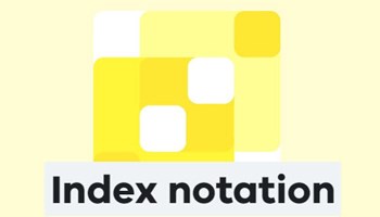 Index notation Image