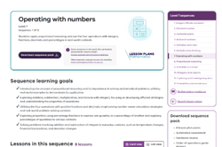 Operating with numbers (8 lessons) Image