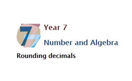 Rounding decimals Image