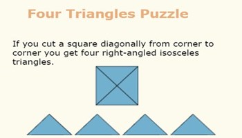 Four triangles puzzle  Image