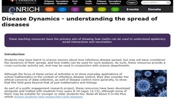 Disease dynamics: understanding the spread of diseases Image