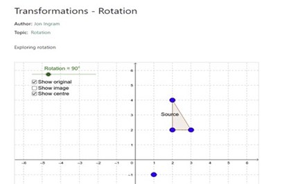 Transformations: rotation  Image