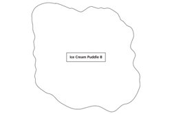Ice cream puddles Image