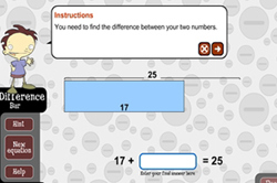 The difference bar: Generate easy subtractions Image