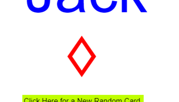 Randomly pick a card and replace Image