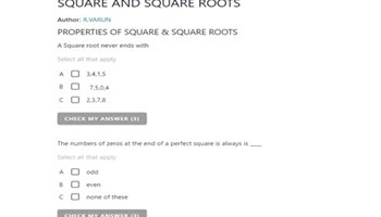 Square and square roots Image