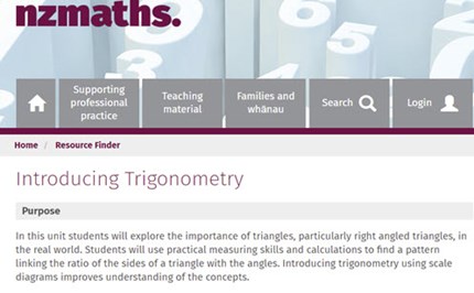 Introducing trigonometry Image