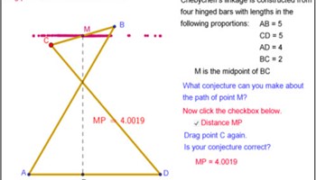 reSolve: Mechanical Linkages: Geometry Proofs Image