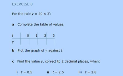 Indices and logarithms (Years 9, 10 and 10a) Image