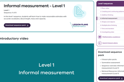  Informal measurement - Level 1 Image