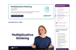 Multiplicative thinking (6 lessons) Image