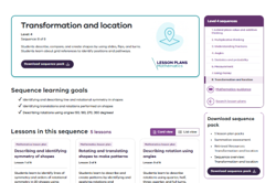 Transformation and location (5 lessons) Image