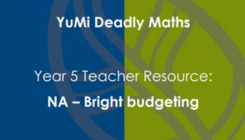 Bright budgeting Image