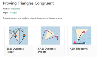 Proving triangles congruent Image