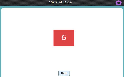 Round the dice decimals Image