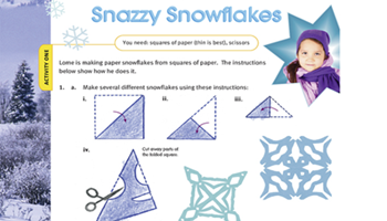 Snazzy snowflakes Image