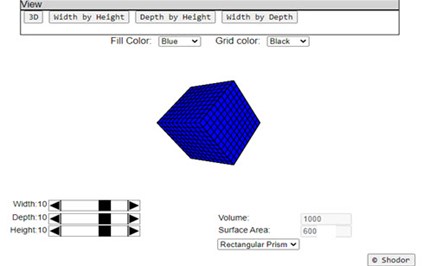 Surface area and volume Image