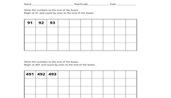 Up to and through the hundreds Image