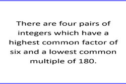 HCF and LCM inquiry 2 Image