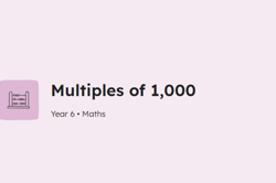 Multiples of 1,000 Image