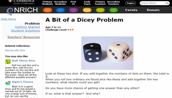 A bit of a dicey problem Image