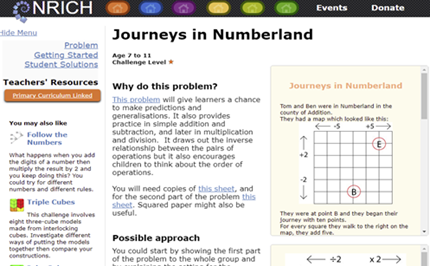 Journeys in numberland Image