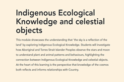 Indigenous Ecological Knowledge and celestial objects Image