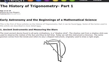 History of trigonometry  Image