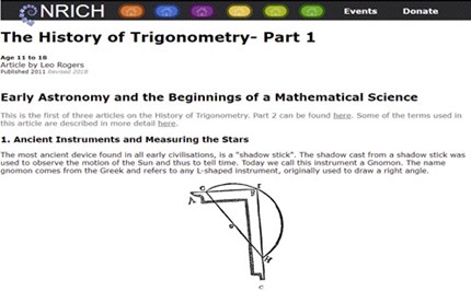 History of trigonometry Image