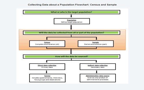 Statistical language: Census and sample Image