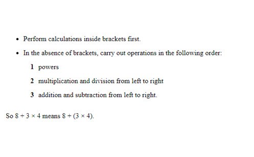 Whole numbers with all four operations  Image