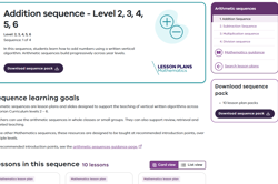 Addition sequence - Level 2, 3, 4, 5, 6 Image