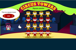 Circus towers: Square stacks Image