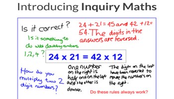 Inquiry maths Image
