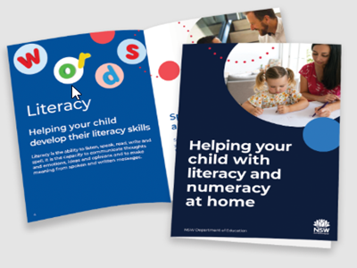Helping your child with literacy and numeracy at home Image
