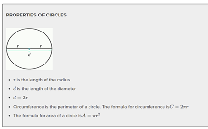 Using the properties of a circle to solve problems  Image