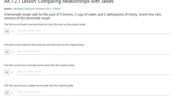 Comparing relationships with tables Image