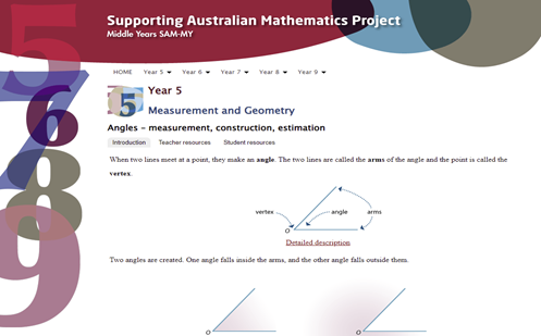 Angles: Measurement, construction, estimation  Image